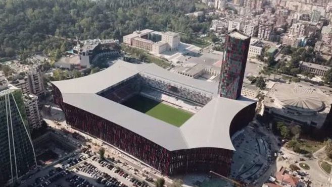 Perfundon stadiumi Arena Kombetare: Gati per te zhvilluar ndeshjen e inagurimit